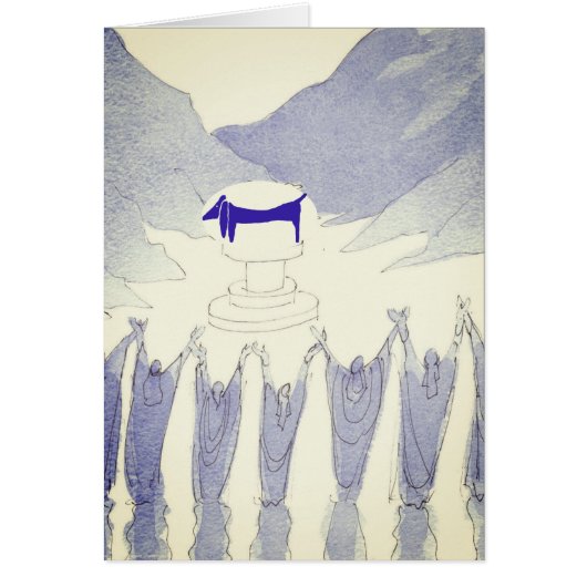 Blue Dog Worship Card (正面)