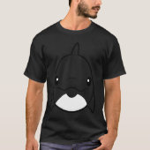 blue Dolphin Costume Lazy Halloween Carnival Disgu Tシャツ (正面)