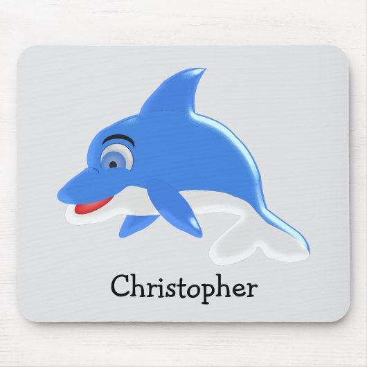 Blue Dolphin Design マウスパッド (正面)