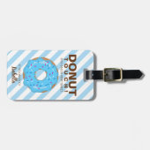 Blue Donut Luggage Tag ラゲッジタグ (正面横)