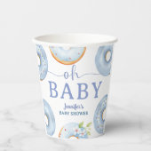 Blue Donuts Baby Shower Baby Brunch   紙コップ (正面)