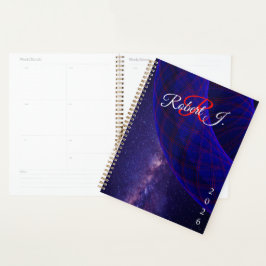 Blue Donuts In Outer Space Geometric Planner プランナー手帳