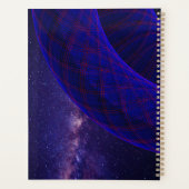 Blue Donuts In Outer Space Geometric Planner プランナー手帳 (裏面)