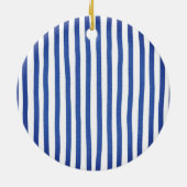 Blue doodle hand drawn funny coworker quote セラミックオーナメント (裏面)