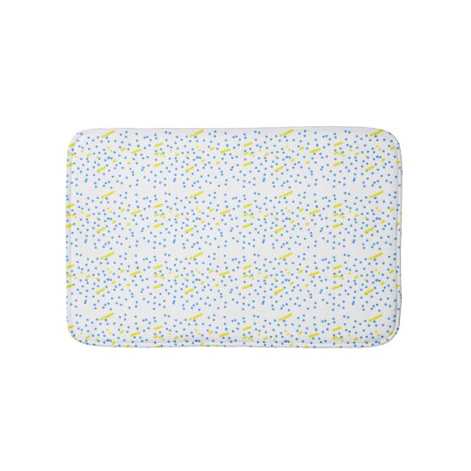 Blue Dots Meteor Shower  バスマット (正面)