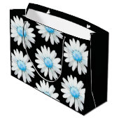 Blue Dotted Daisy's ラージペーパーバッグ (裏面アングル)