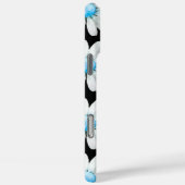 Blue Dotted Daisy's Case-Mate iPhoneケース (裏面 / 右)