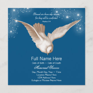 Blue Doveメモリアルサービスのお知らせ 招待状