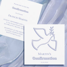 blue dove Confirmation | small size 