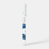 Blue Dragon Art | Mythical Fantasy Aesthetic | Ori iPhoneケース (右側面)