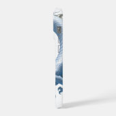 Blue Dragon Art | Mythical Fantasy Aesthetic | Ori iPhoneケース (左側面)