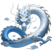 Blue Dragon Art | Mythical Fantasy Aesthetic | Ori iPhone 16ケース