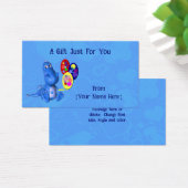 Blue Dragon Balloons Personalized Gift Card Tag (デスク)