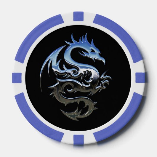 Blue Dragon Poker Chip ポーカーチップ (正面)
