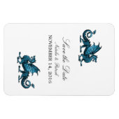 Blue Dragon Save the Date Magnet マグネット (横)