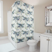 Blue Dragonflies シャワーカーテン (インサイチュ)