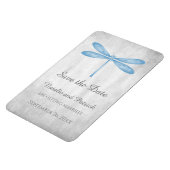 Blue Dragonfly日付の保存 マグネット (左側)