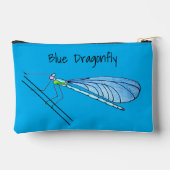 Blue Dragonfly  アクセサリーポーチ (裏面)