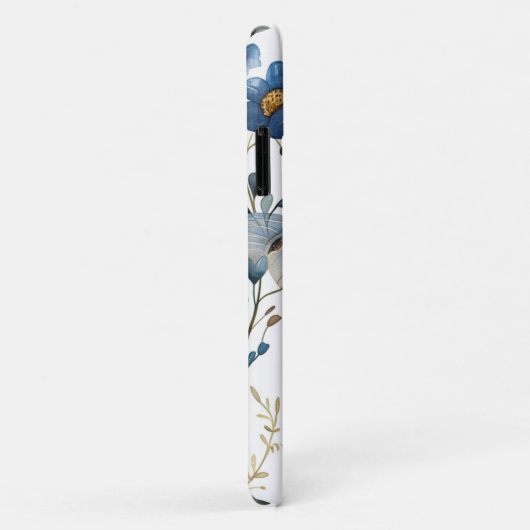 Blue Dragonfly and Flowers iPhone Case-Mate iPhoneケース (裏面/右)