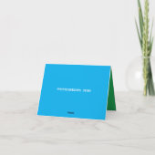 Blue Dragonfly Note Card ノートカード (裏面)