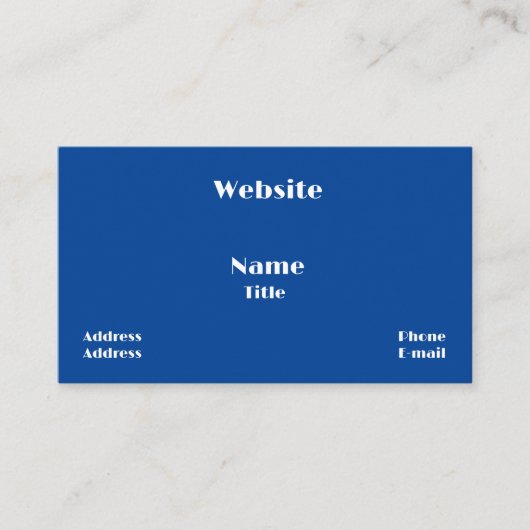 Blue Dragonlies名刺 名刺 (正面)