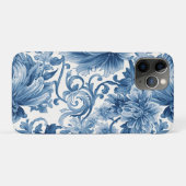 Blue Dreams | Floral Watercolor Chinoiserie Case-Mate iPhoneケース (裏面(横))