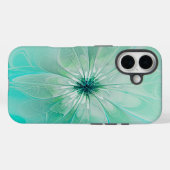 Blue Dreams Modern Flower Phone Coverr Case-Mate iPhoneケース (裏面 (横))