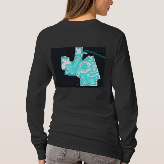 Blue dreamy tシャツ (裏面)