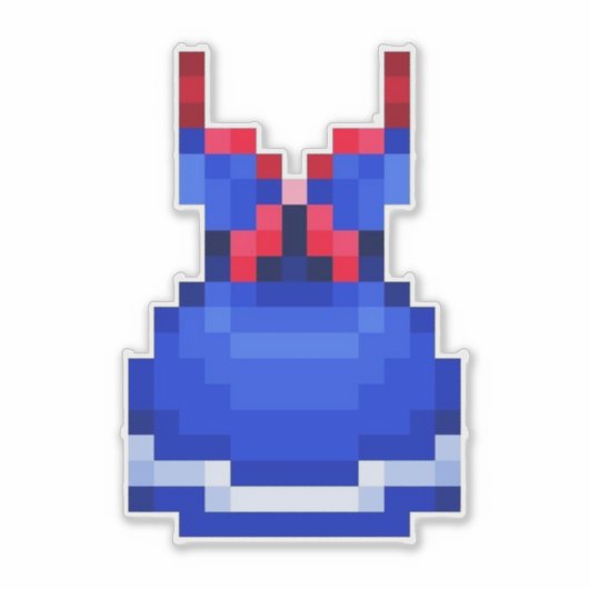 Blue Dress シール (正面)