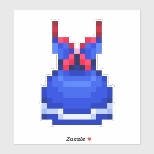 Blue Dress シール (シート)