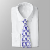 Blue Dutch Cow Neck Tie ネクタイ (タイ)