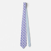Blue Dutch Cow Neck Tie ネクタイ (正面)