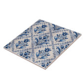 Blue Dutch Delft Pattern  タイル (側面)