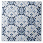 Blue Dutch Delft Pattern  タイル (正面)