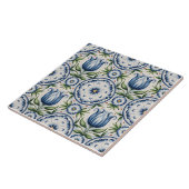 Blue Dutch Delft Pattern  タイル (側面)