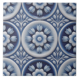 Blue Dutch Delft Pattern タイル