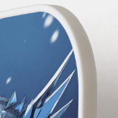 Blue Eagle Logo White Pickleball Paddle Cover ピックルボールラケット (左詳細)