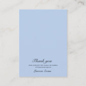 Blue Earring Display Holder Business Card 名刺 (裏面)