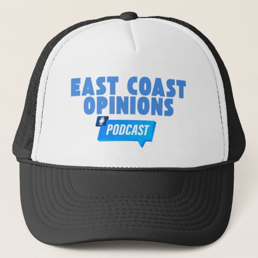 Blue East Coastの意見 キャップ (正面)