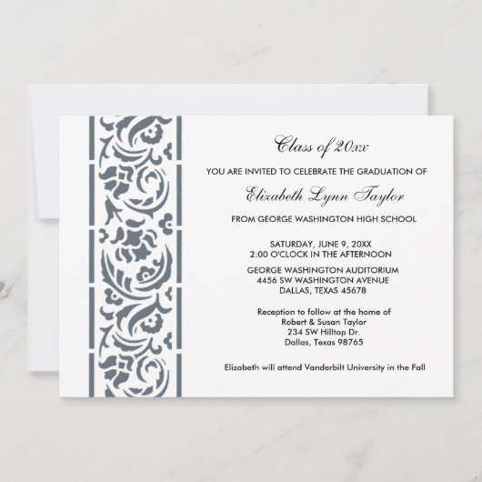 Blue Edgeの卒業発表または招待状 招待状 (正面)