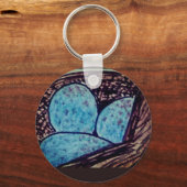 Blue Eggs in Nest キーホルダー (正面)