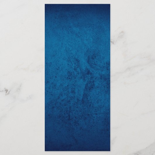 Blue Elegant floral summer wedding メニュー (裏面)