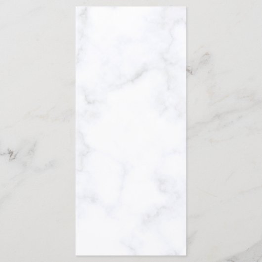 Blue Elegant flower summer wedding メニュー (裏面)