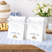 Blue Elegant Little Cowbiy Baby Western Shower フェイバーボックス