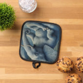 Blue Elephant  鍋敷き (トップダウン)