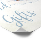 Blue Elephant Books and Gifts Baby Shower Table ポスター (角)