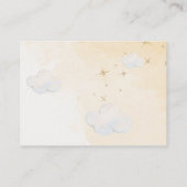 Blue Elephant Diaper Raffle Baby Shower Game Card  エンクロージャーカード (裏面)