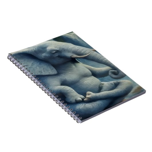 Blue Elephant Notebook ノートブック (右側)