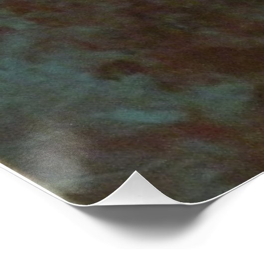 "Blue Elvis", by David C Brannon ポスター (コーナー)