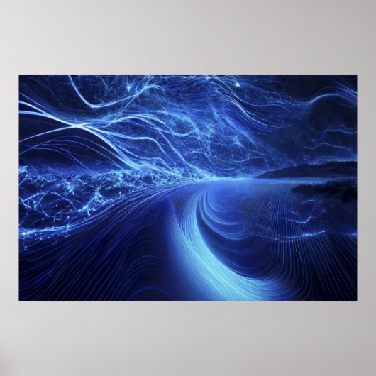 Blue Energy Flow ポスター (正面)